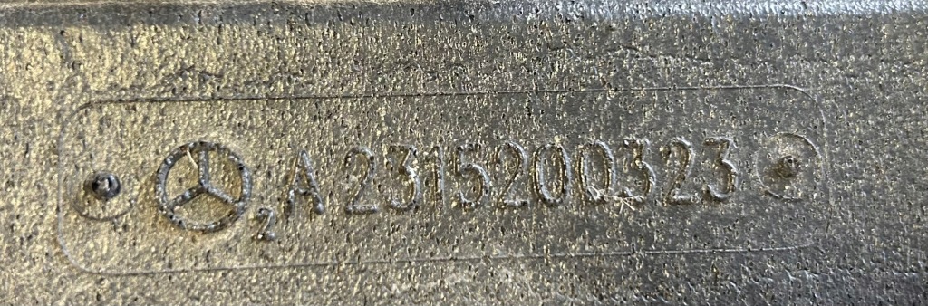 Защита под двигатель mercedes sl r231 a2315200323 Доставка