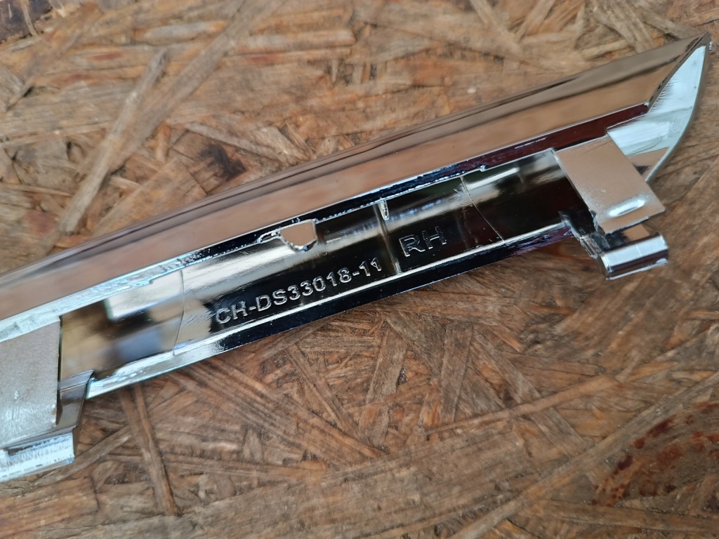 фото №7, Nissan almera n16 хром молдинг решетка решётка перед ch-ds33018-11 правая