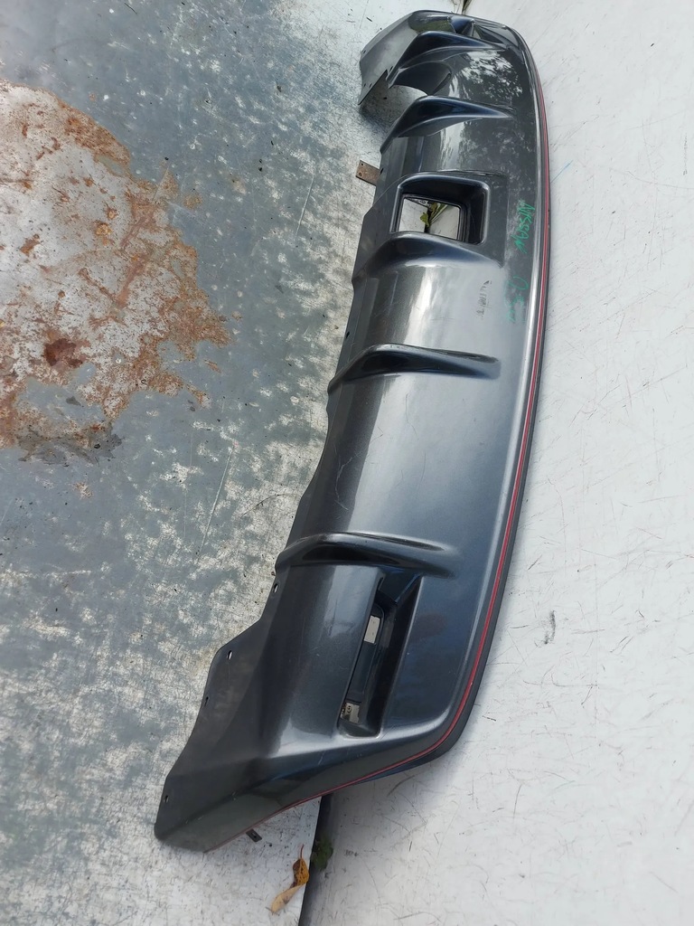 фото №6, Nissan juke i f15 nismo диффузор бампер задний задняя