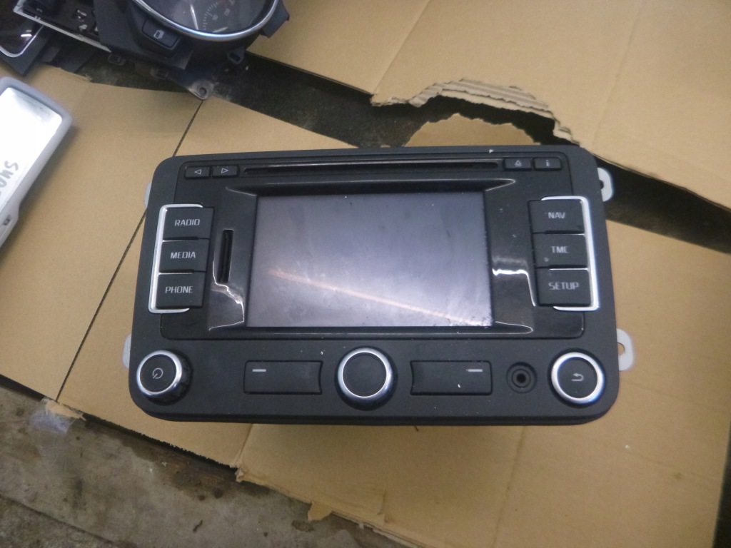 фото №1, Радио rns315 навигация 3t0035197a skoda superb ii d