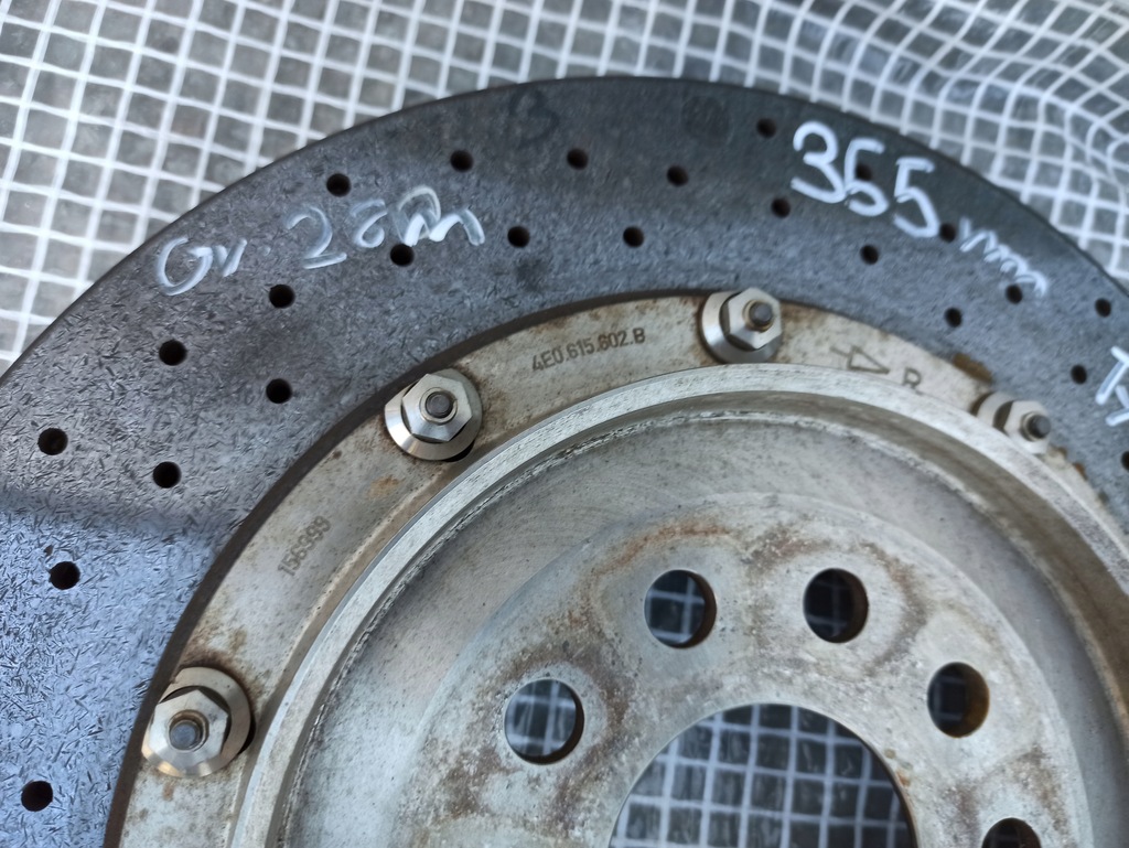 фото №8, Audi a8 s8 w12 d3 тормоза brembo kpl перед задняя ceramika тормозные диски суппорты