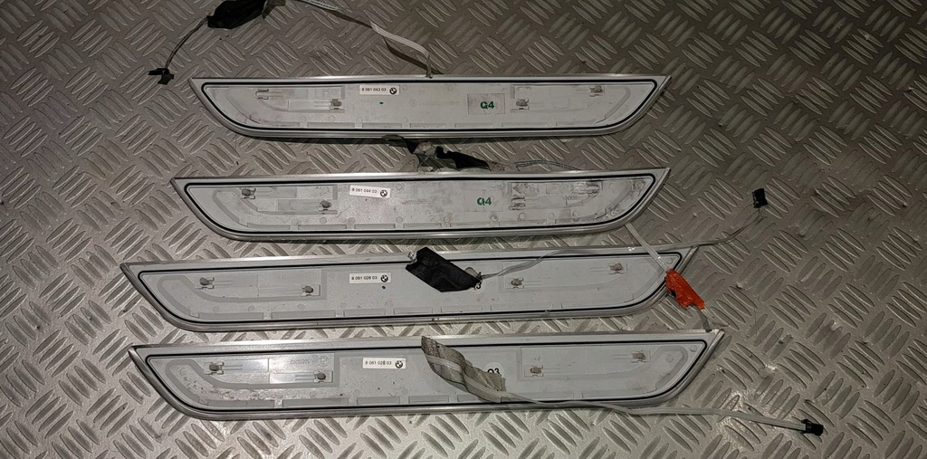 фото №15, Bmw g11 m набор молдинг led порог накладки пороговые подсвечиваемые комплект 4szt