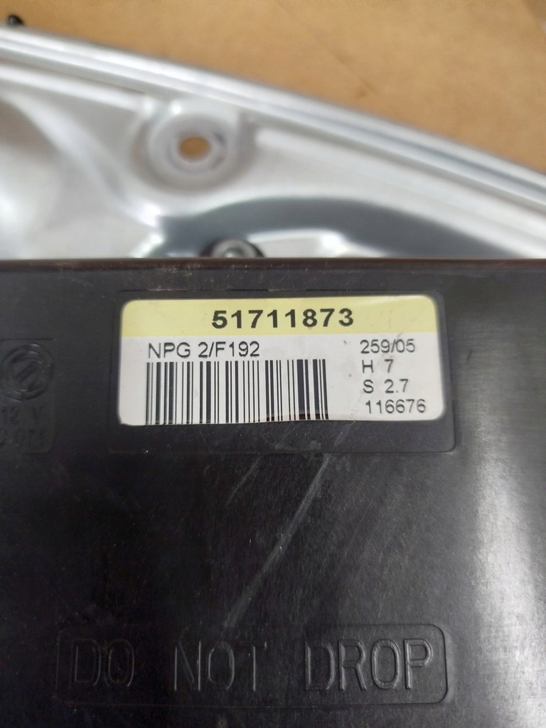 фото №5, Підйомник скло + модуль двері лівий перед fiat stilo 00517590820 51722873