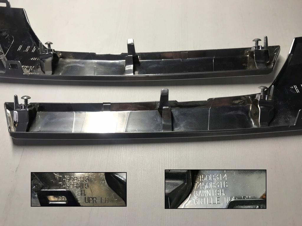 фото №10, Mitsubishi outlander 3 iii lift 2018-2021 накладки решітка радіатора