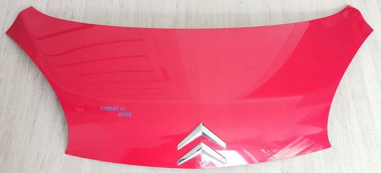 фото №9, Citroen c1 капот крышка двигателя czerwona