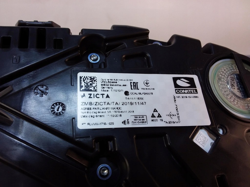 фото №4, Skoda fabia iii 1.0 mpi лічильник прилади 6v0920730d