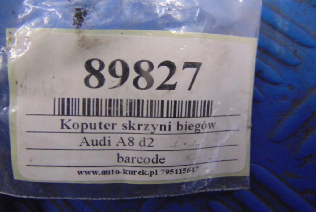 фото №8, Audi a8 d2 4.2 8v бортовой компьютер коробки передач 4d0927156e