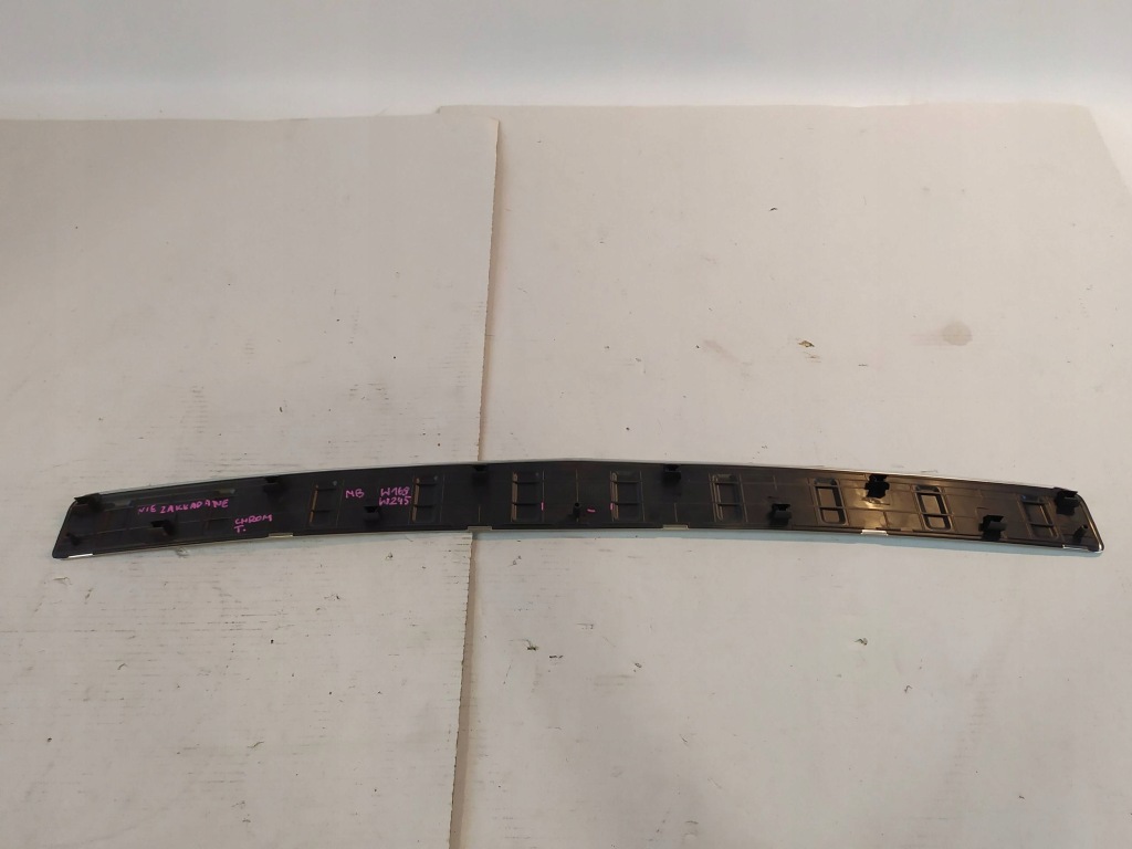 фото №11, Mercedes-benz a kl w169 молдинг бампера хром a1698800101 идеальное состояние оригинальный номер