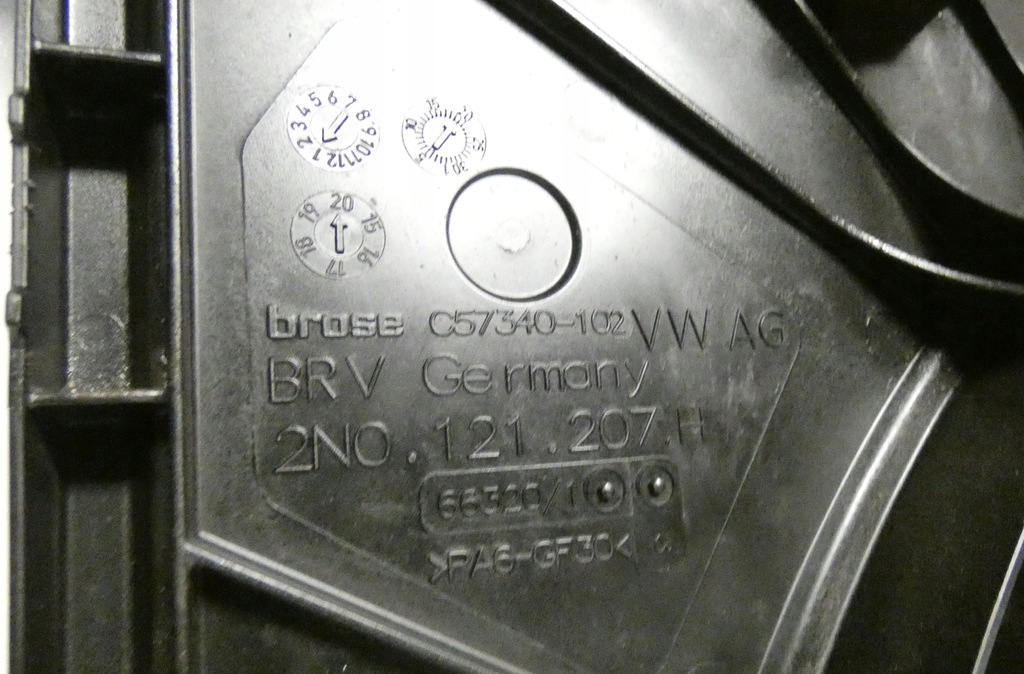 фото №6, Vw crafter 2016- 2n0121207h корпус вентилятор радиатора