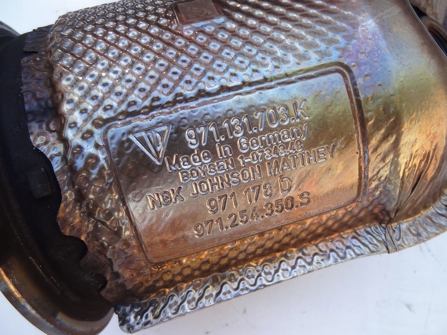 фото №6, Комплект левый правый катализатор dpf 2.9 tfsi 971131703k porsche panamera 971