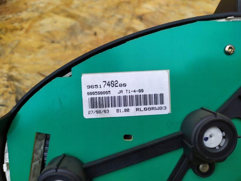 фото №5, Счетчик приборы peugeot 206 hdi 9651740280