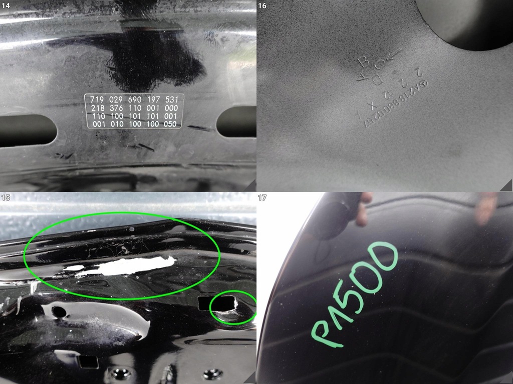 фото №12, Mercedes cls63 cls 6.3 c218 x218 amg 13-18 капот капот крышка двигателя перед