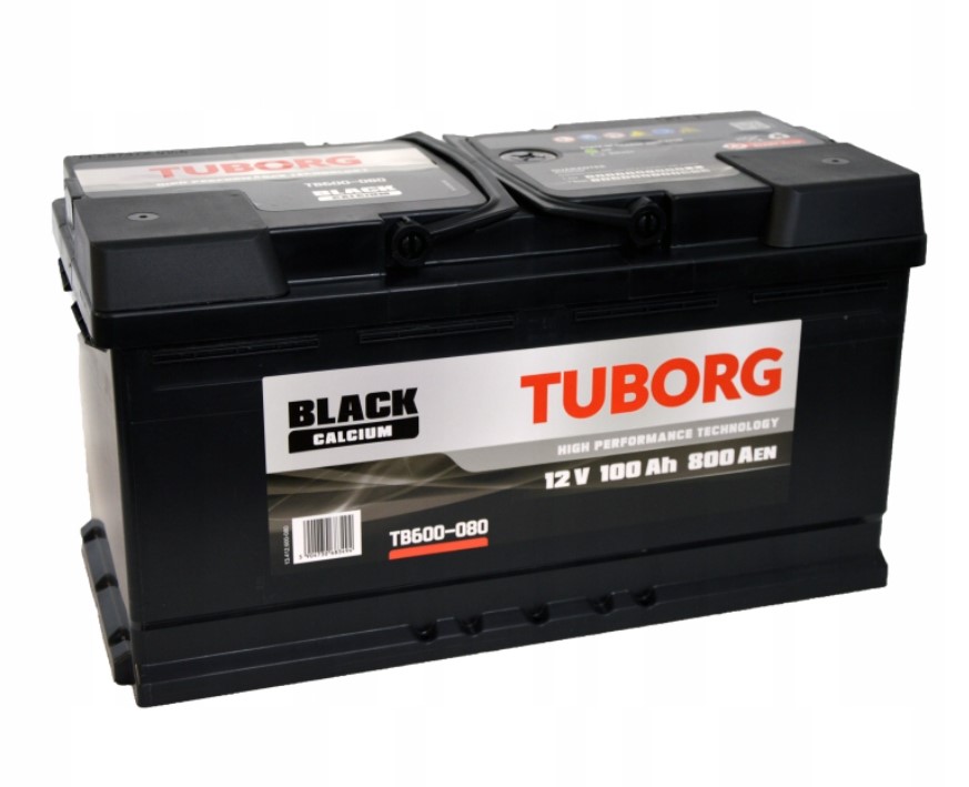 фото №1, Акумулятор tuborg tb600-080 100ah 800a l+