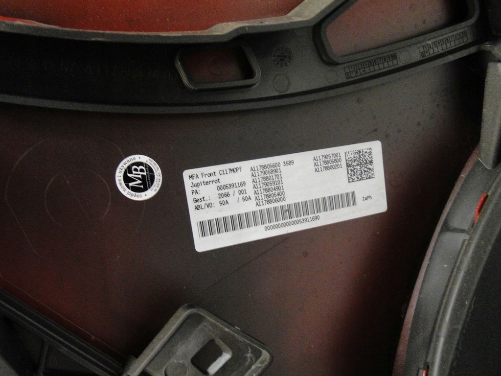 фото №15, Mercedes бампер передний amg bez датчиков pts cla 117 c117 x117 w117