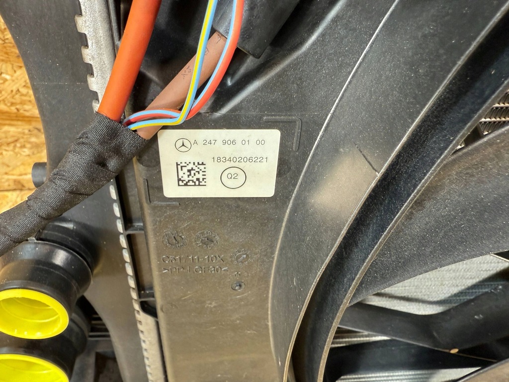 фото №14, Комплект радиатор радиатор вентилятор mercedes w177 w247 h247 w118 1.3b