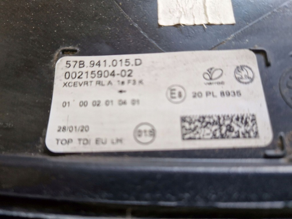 фото №5, Лампа левая передняя full led skoda karoq 2017r-