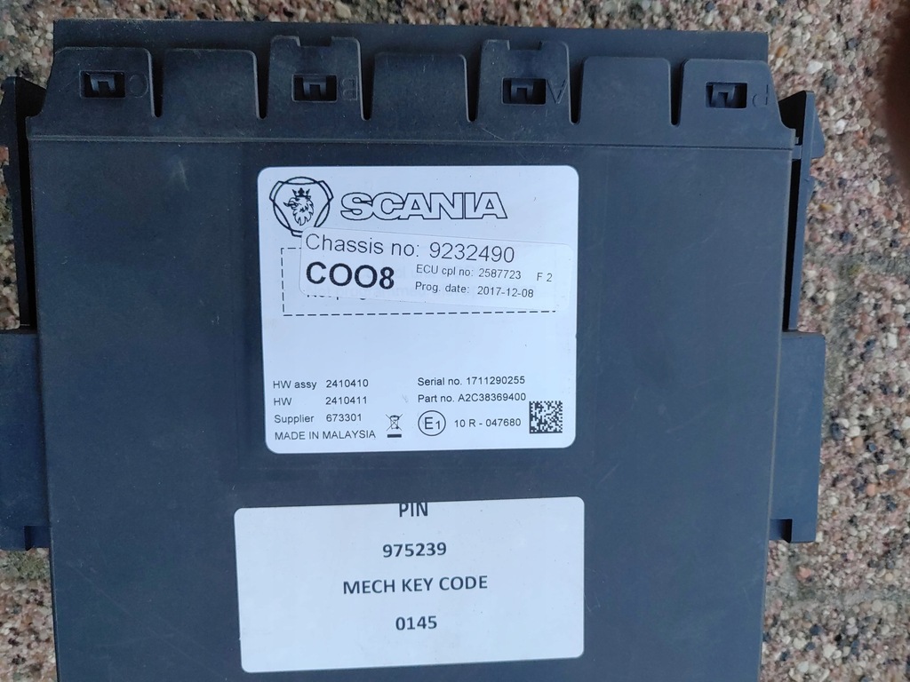 фото №9, Scania модуль блок управления координатор coo8 2587723