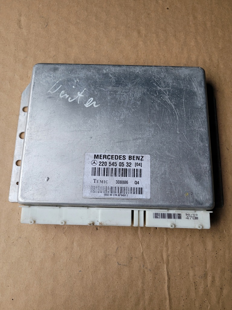фото №1, Mercedes w220 s-klasa 2205450532 блок керування модуль бортовий комп'ютер підвіска