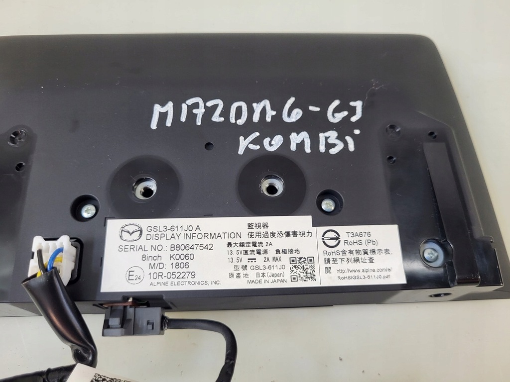 фото №13, Mazda 6 iii gl gj lift экран монитор дисплей радио навигации od 18r-