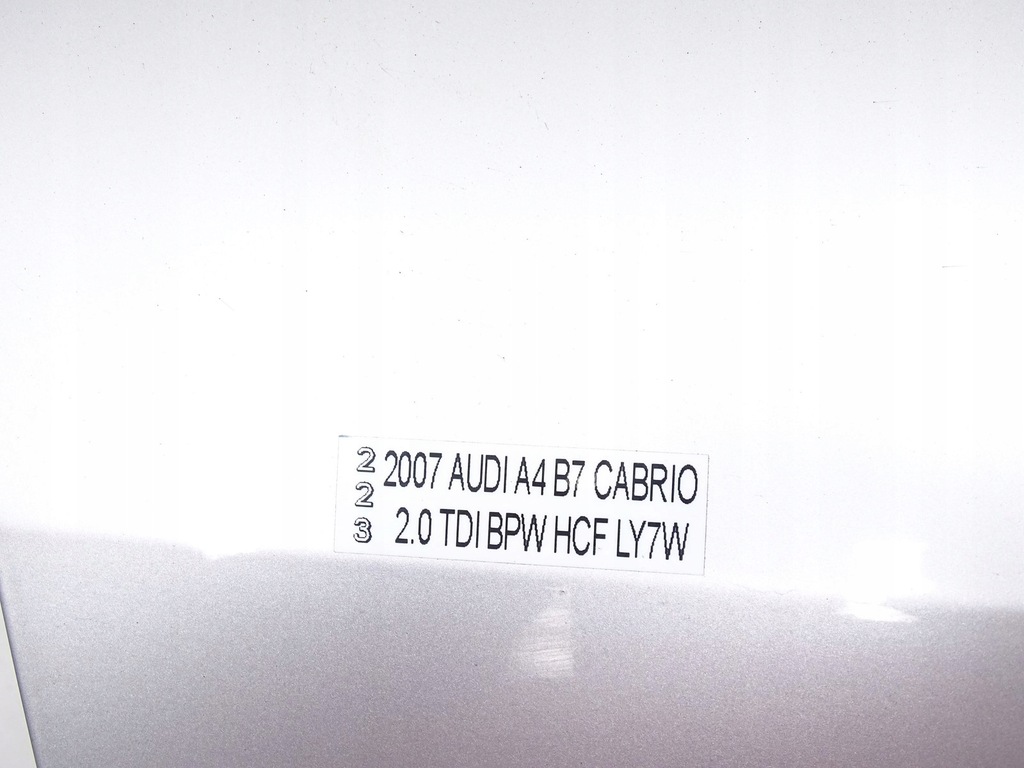 фото №16, Крыло правый перед передний audi a4 b7 cabrio ly7w