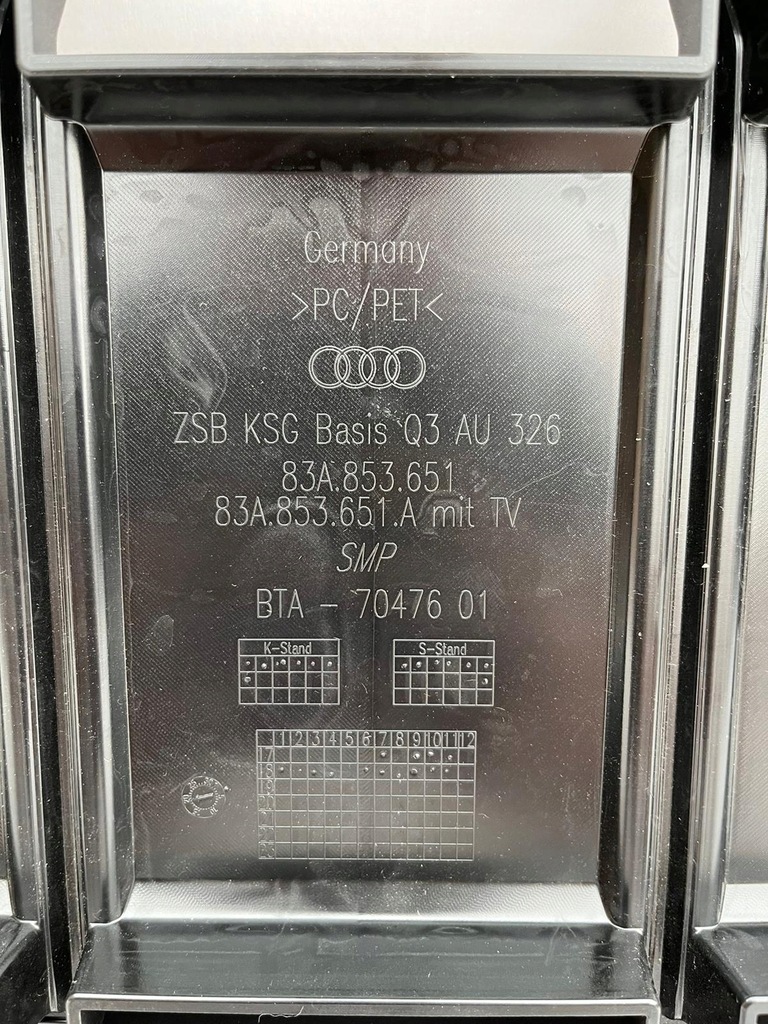 фото №8, Решётка радиатора радиатора решётка радиатора 83a853651 audi q3 хром