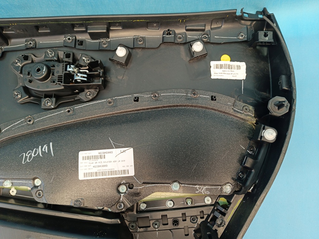 фото №10, Jeep compass 2 ii 2.4 pb 182km 4x4 2020 r обшивка оббивка двері лівий задня