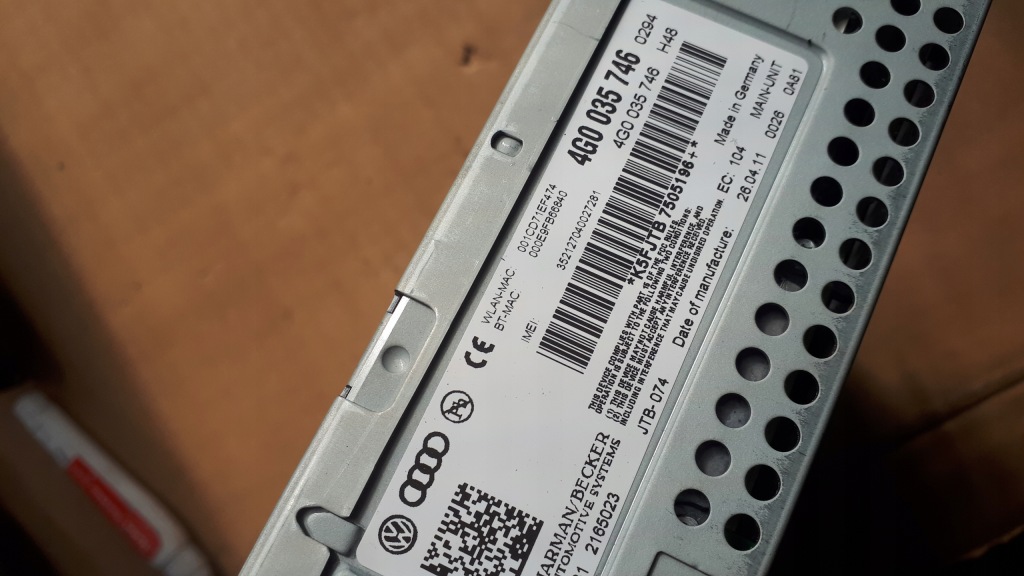 фото №8, A6 c7 4g блок станция mmi 3g считыватель a7 s6