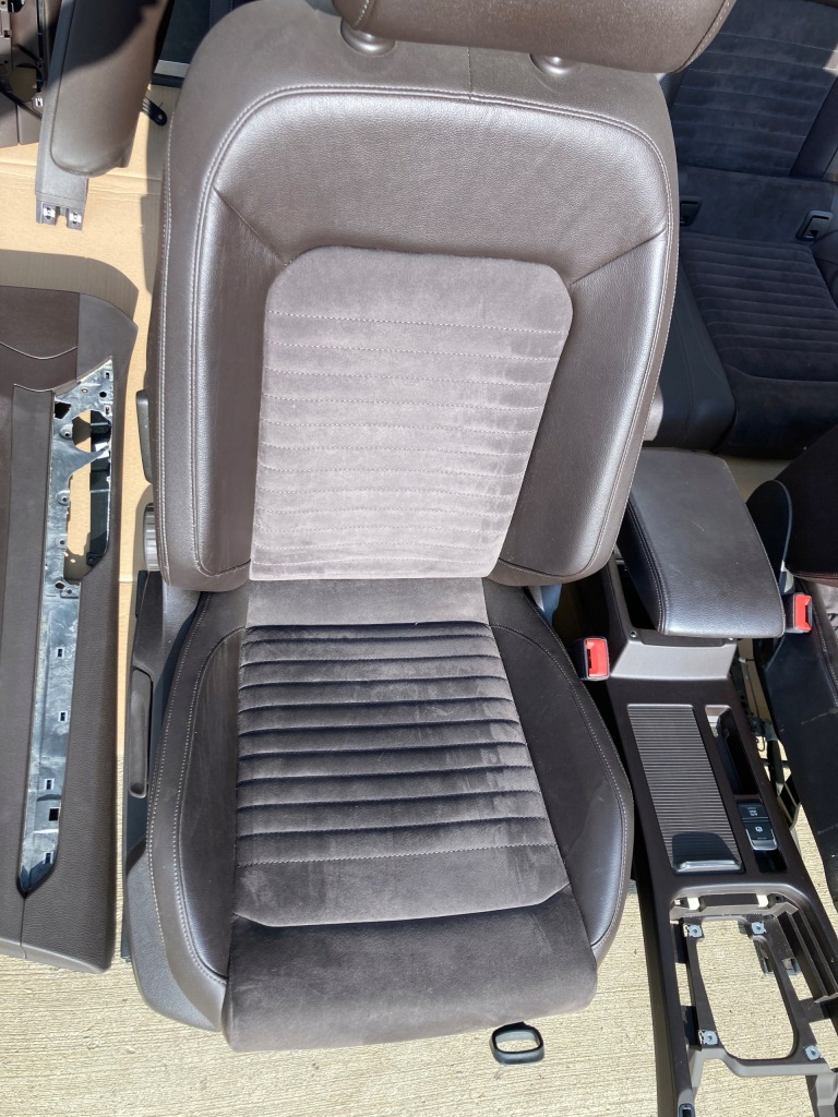 фото №7, Сидіння заднє сидіння оббивка коричневі vw passat b8 kombi