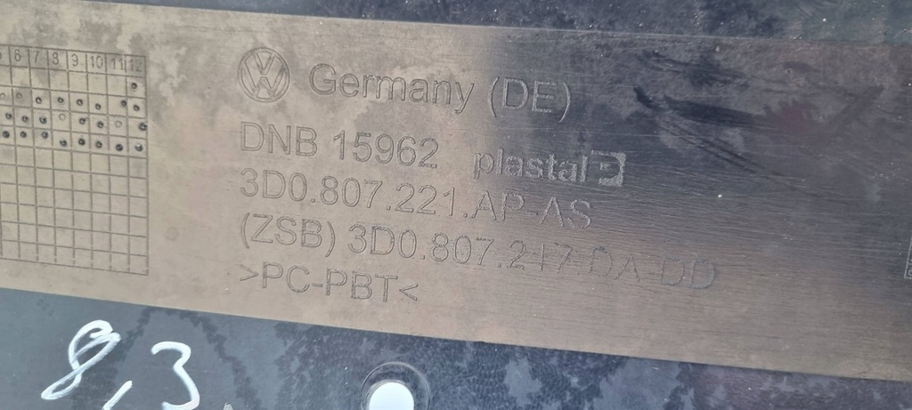 фото №14, Vw phaeton lift 2010- бампер перед оригінал e306