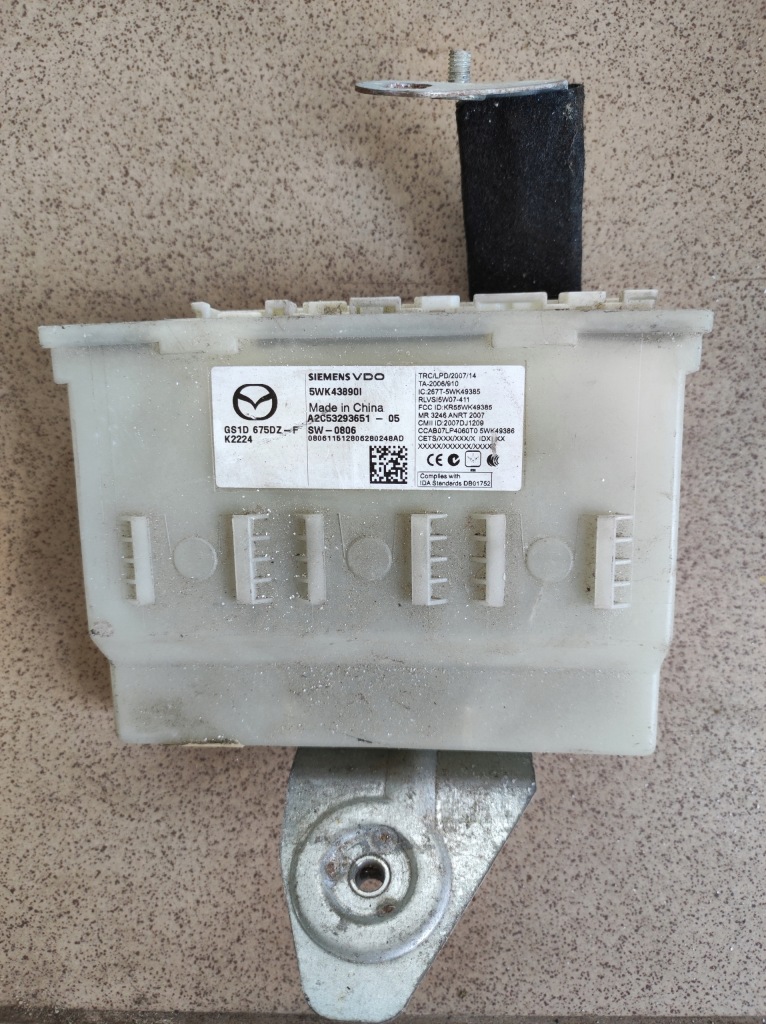 Купить Блок управления модуль keyless mazda 6 5wk43890l