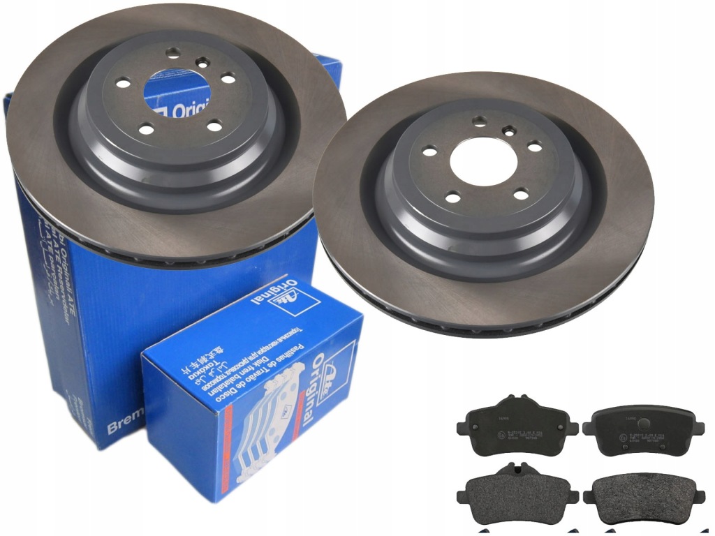 фото №1, Тормозные диски тормозные колодки ate задняя mercedes x166 w166 345mm