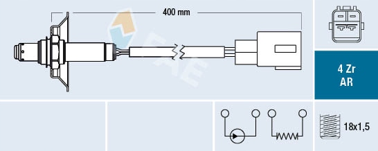фото №2, Fae 75650 датчик лямбда-зонд