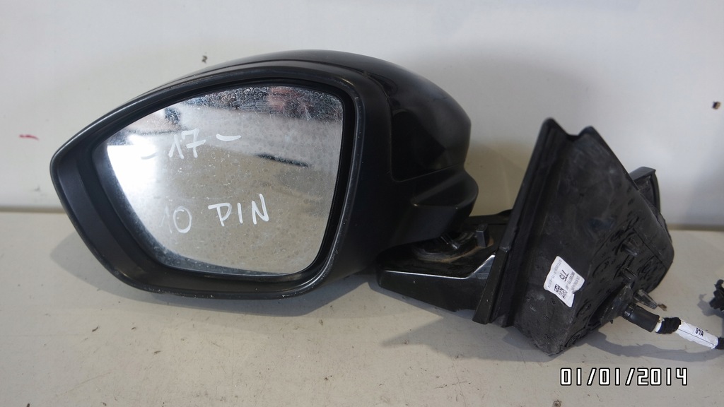 фото №1, Зеркало левая 10 pin citroen ds3 crossback