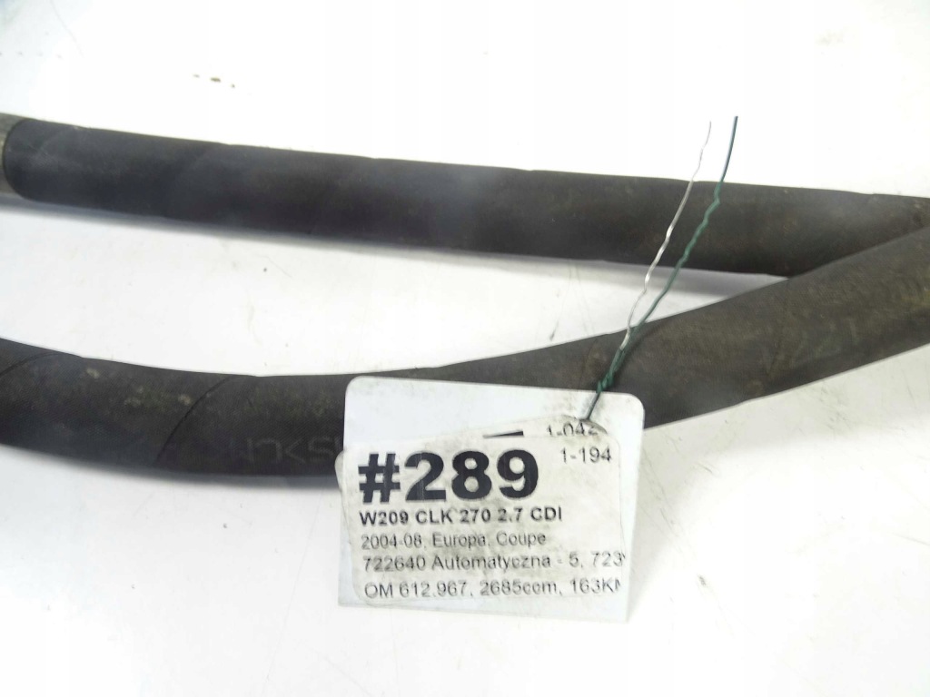 фото №6, Mercedes w203 w209 2.7 cdi шланг підсилювача