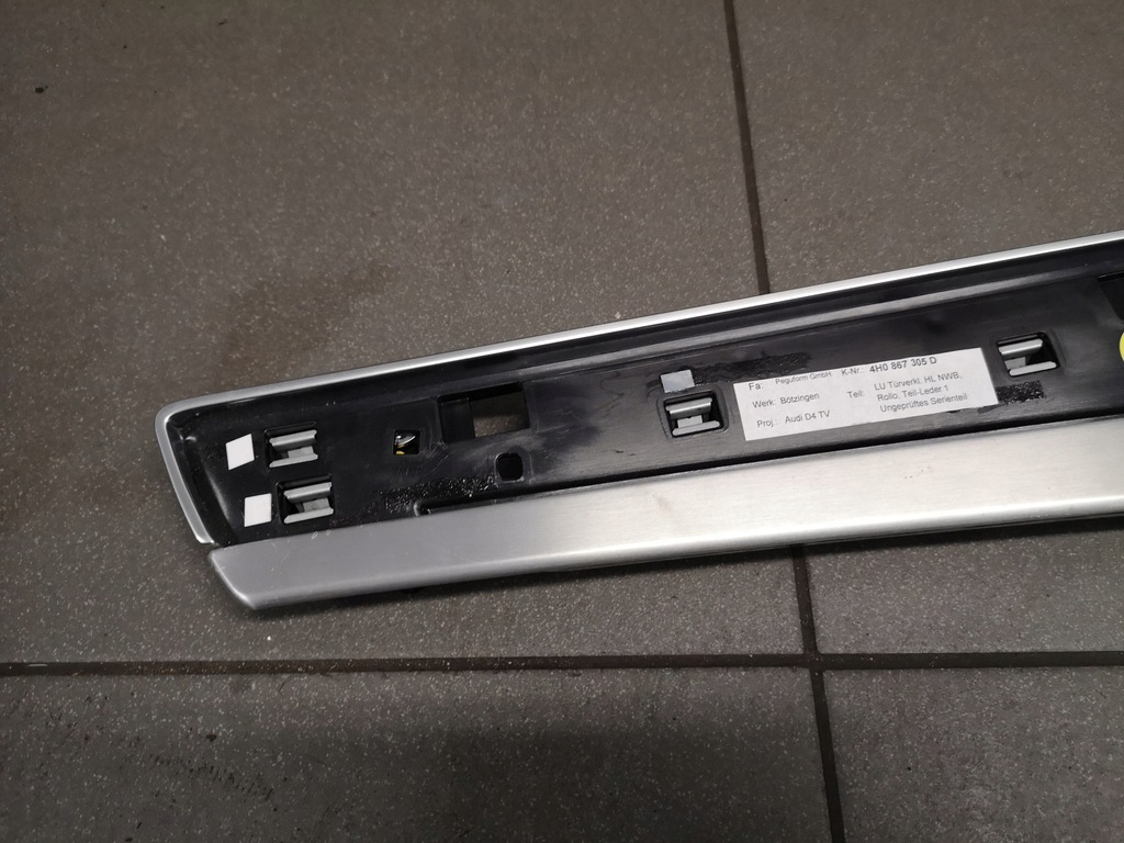 фото №5, Молдинг dekor дверь левый задняя audi a8 d4 4h0867469