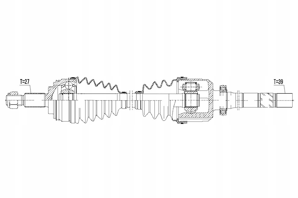 Купить Приводной вал приводная npw-re-085 nty