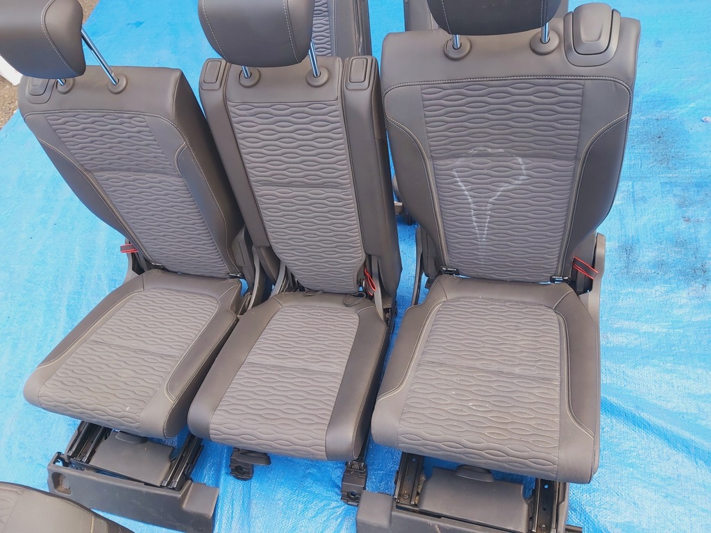 фото №7, Opel-części | zafira c сидіння сидіння заднє сидіння задня 7osób шкіра комплект