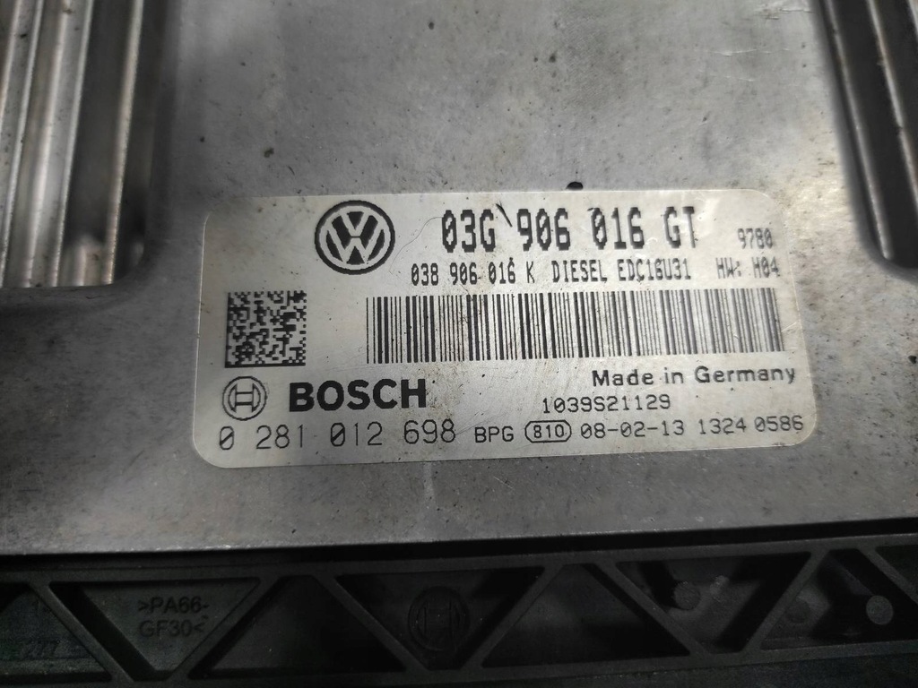 фото №8, Набор стартовый skoda superb i 03g906016gt