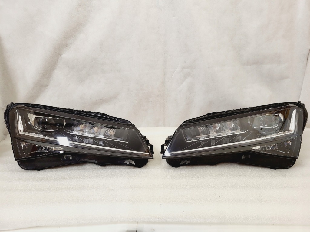 фото №1, Skoda superb 3 iii lift full led лампы передние kpl