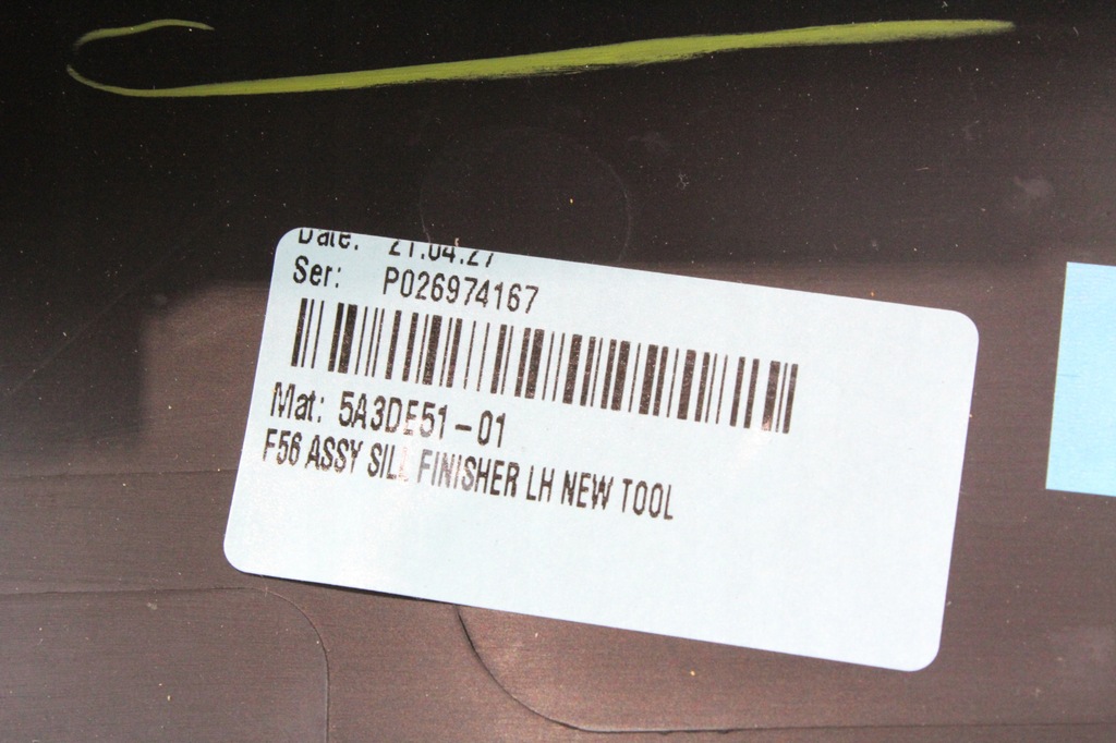 фото №9, Nowe оригінальні накладки порогові комплект mini f56 f66 cooper s one