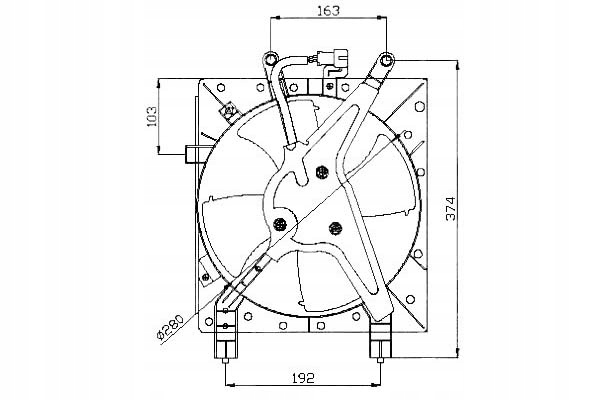 Купить Вентилятор радиатора honda civic 01-05 nrf