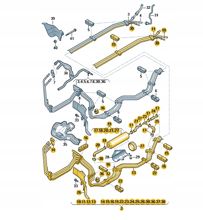 фото №1, Дроти пального audi q5 80a201544am