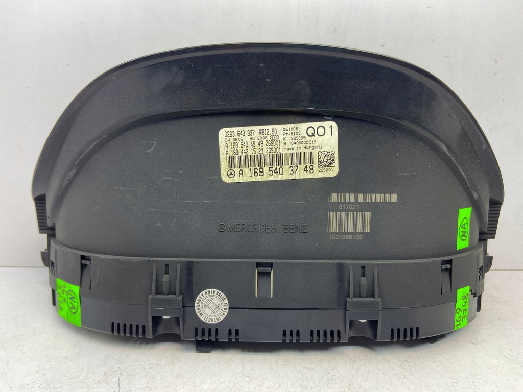 фото №8, Mercedes a klasa w169 счетчик приборы obrotomierz a1695403748