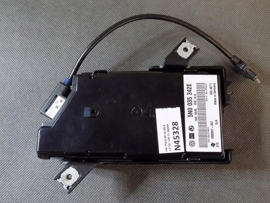 фото №1, Vw polo v 6r модуль интерфейс 5n0035342e