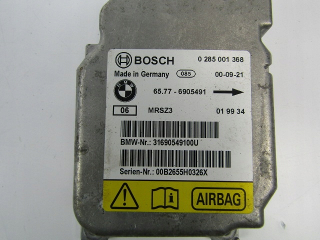 фото №1, Bmw 3 e46 датчик модуль датчик подушка безопасности 0285001368