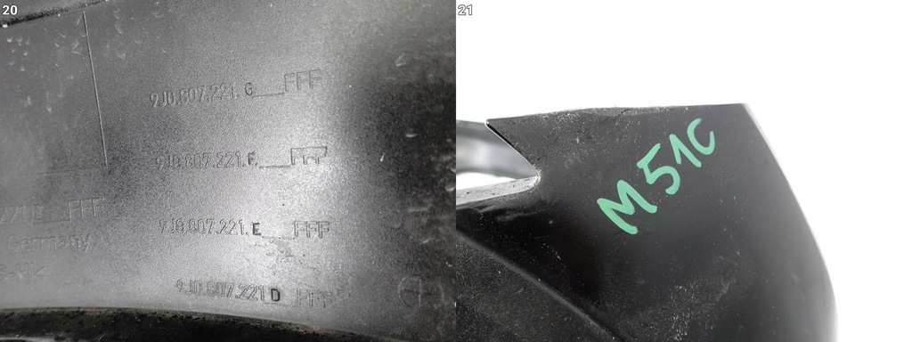 фото №12, Porsche taycan 9j1 cross turismo 21- бампер спойлер перед