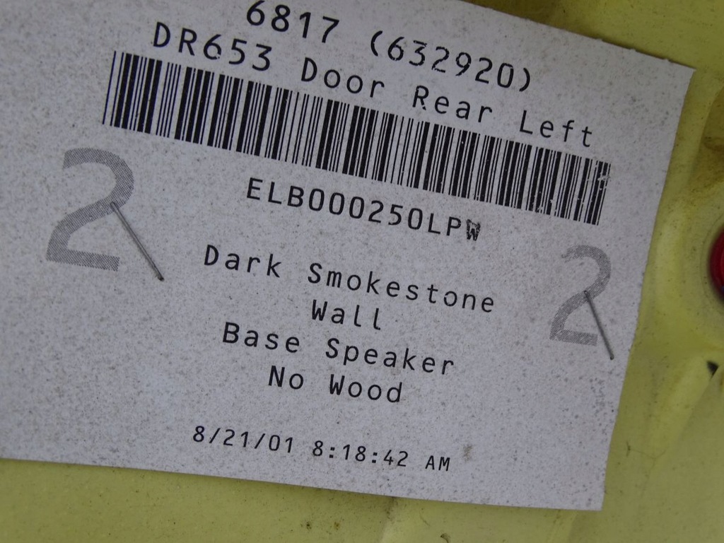 фото №3, Land rover discovery ii 98- обшивка дверь левый задняя