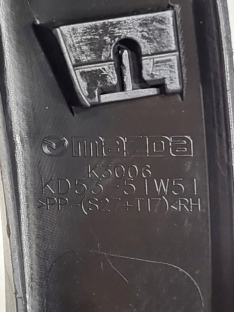 фото №5, Mazda cx5 cx-5 1 i 12- молдинг крыла правая задняя задняя kd53-51w5