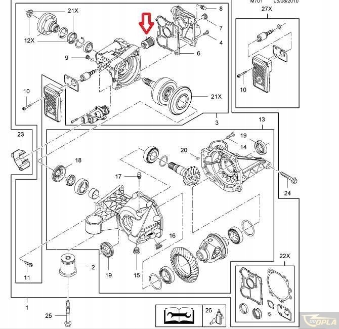 фото №1, Міст диференціал задній opel mokka