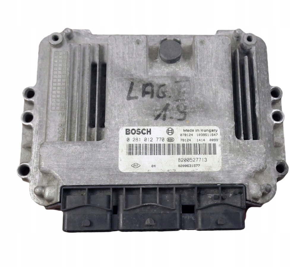 фото №1, Блок керування renault laguna 0281012770 8200527713